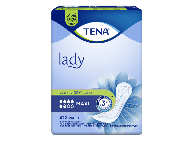 Tena Lady Maxi InstaDry vložky 812ml, 12ks