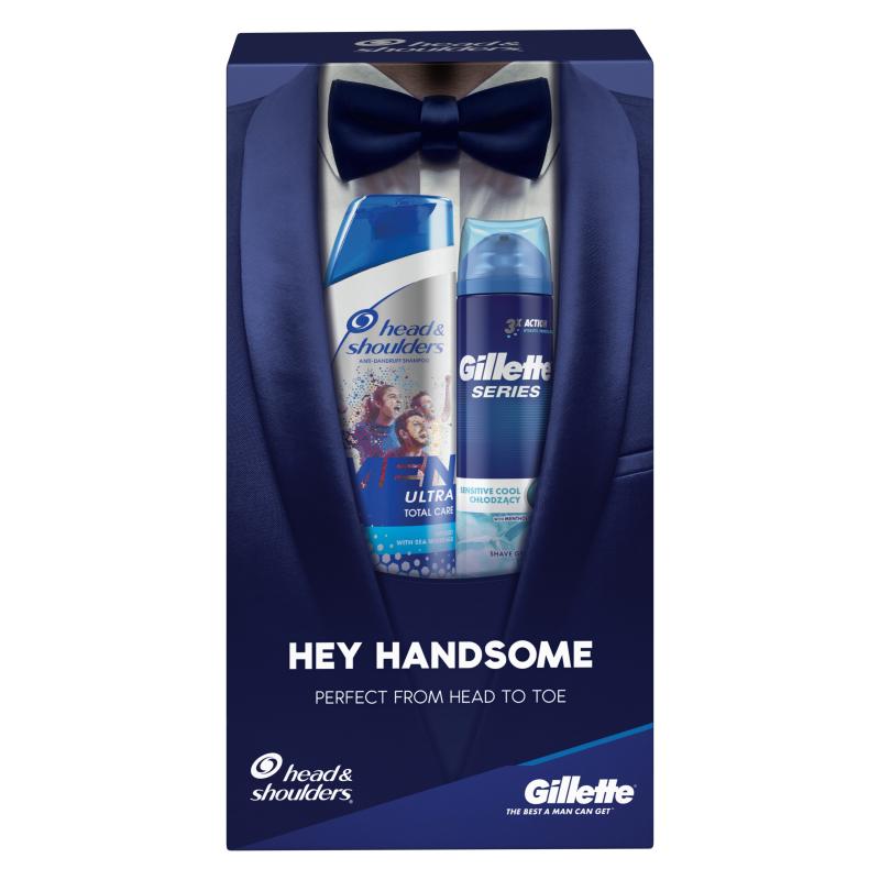 Head&Shoulders Men (šampon 270ml + Gillette gel 200ml)