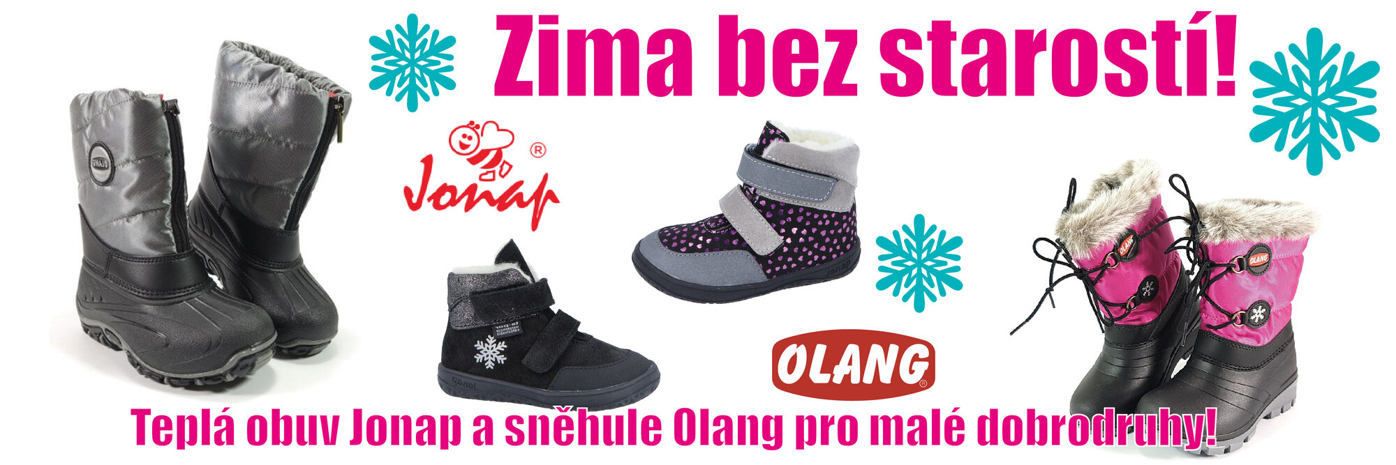 Zimní dětské boty Jonap, Olang