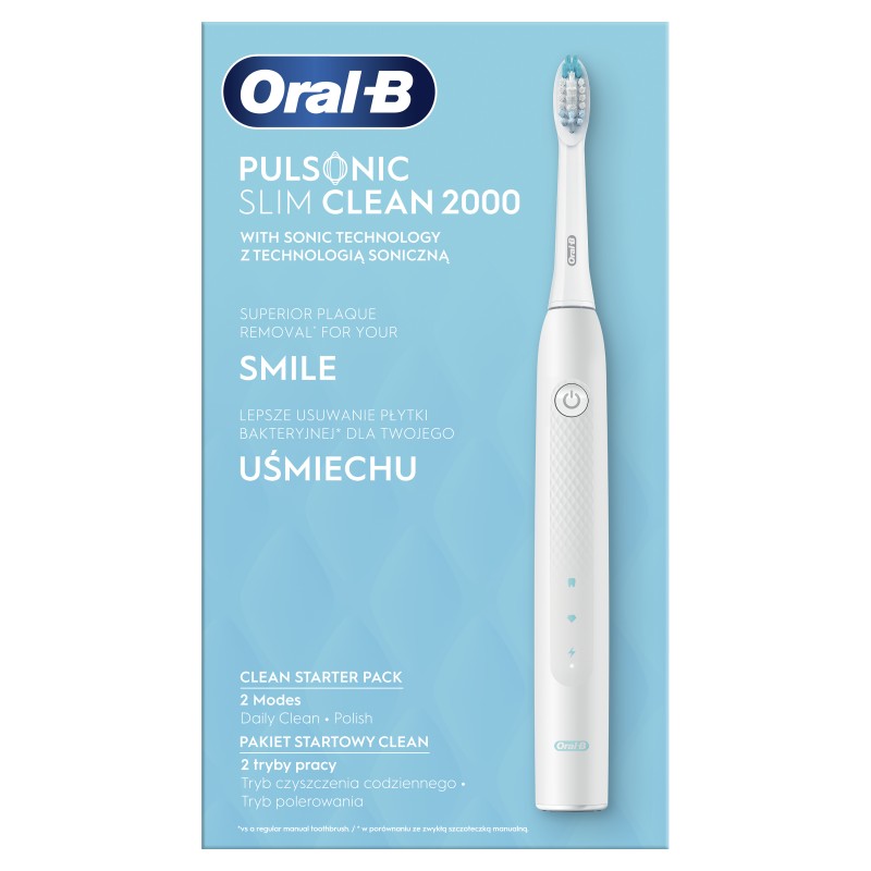 Oral-B Pulsonic Slim Clean 2000 Pink Sensitive | Zdravotnické Potřeby Limed